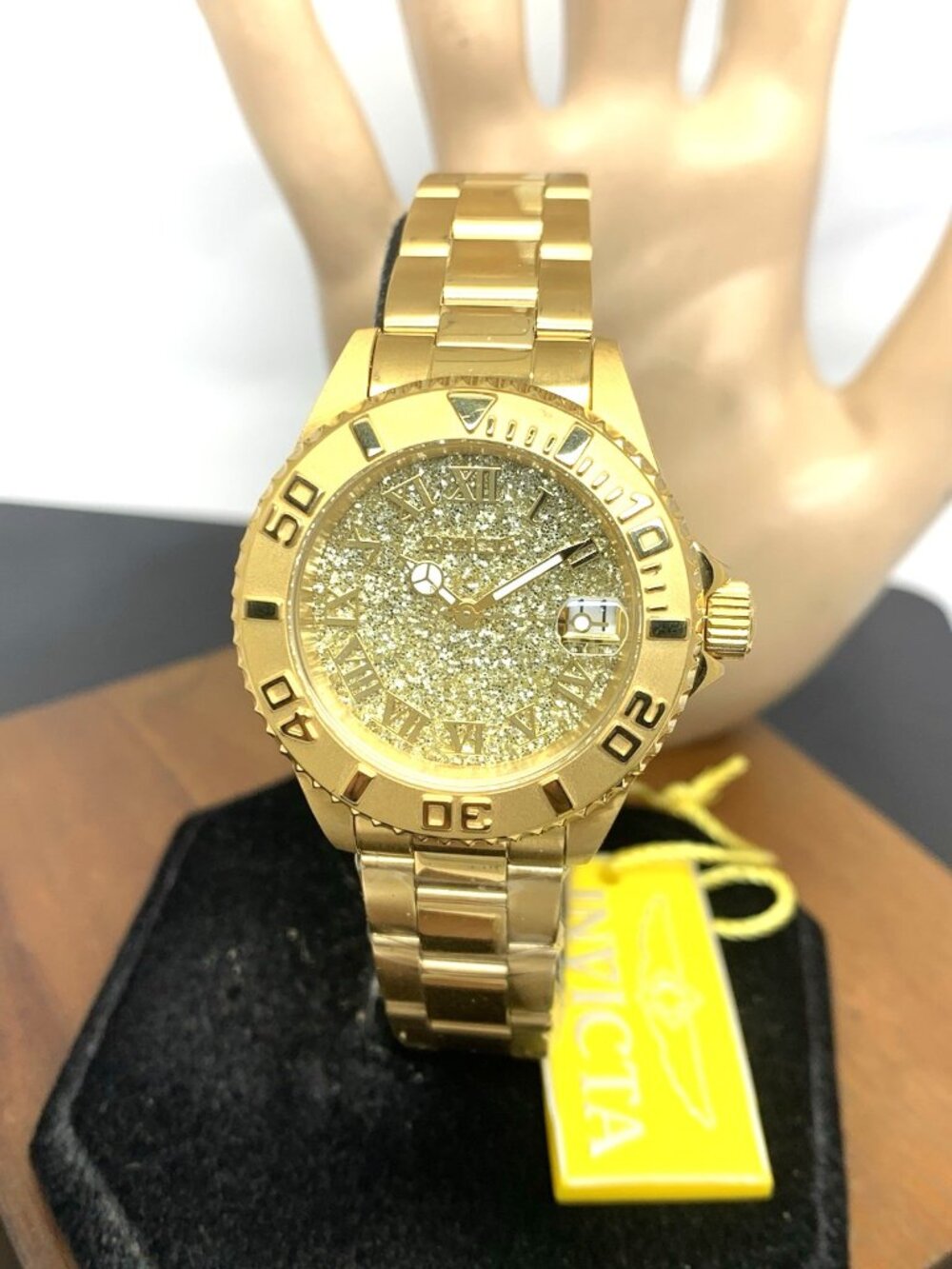 Invicta Women's Watch 26293 Angel Quartz Gold Tone Stainless Steel 34mm